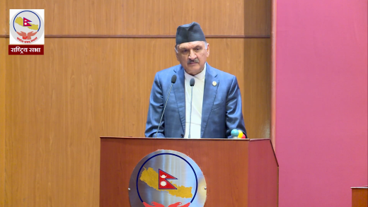 राष्ट्रिय सभामा बजेटमाथि उठेका प्रश्नहरूको जवाफ दिँदै अर्थमन्त्री